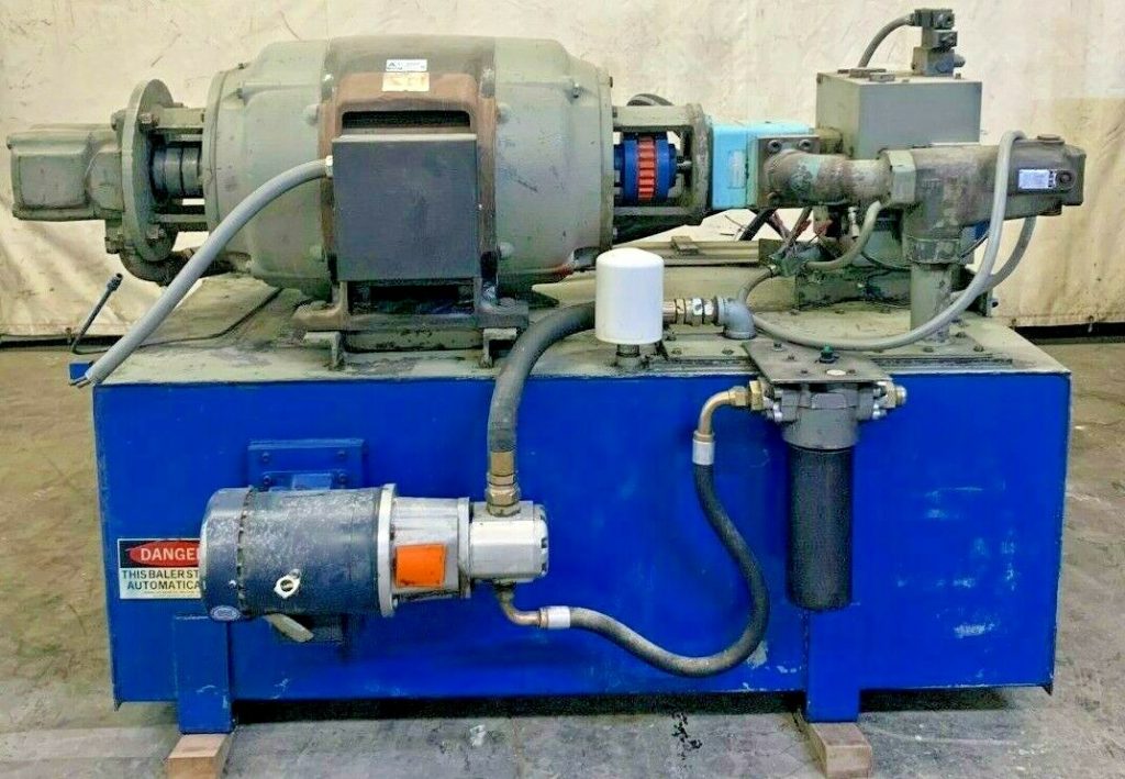 hydraulic power unit 60 hp red band motor